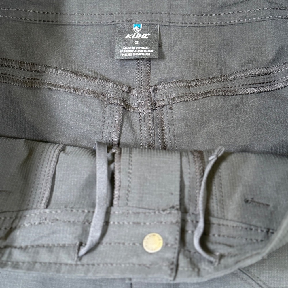 Kuhl Traverse Hiking Shorts Roll-Up Cargo‎ Pockets Outdoor Activewear Size 2 - Picture 5 of 11